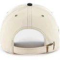 buet-beige-og-sort-justerbar-kasket-clean-up-keepsake-fra-new-york-yankees-mlb-fra-47-brand