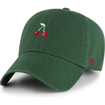 Шапка извита зелена регулируем Cherry Fruit Clean Up Base Runner Icon от 47 Brand