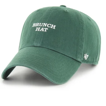 Шапка извита зелена регулируем Brunch Hat Phrase Clean Up Base Runner Icon от 47 Brand