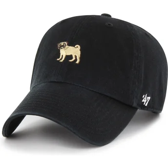 Шапка извита черна регулируема от 47 Brand