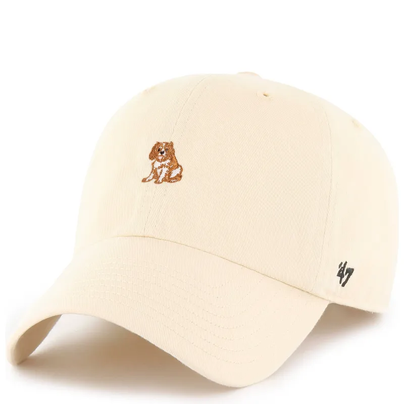 casquette-courbee-beige-ajustable-clean-up-dog-base-runner-icon-chien-47-brand