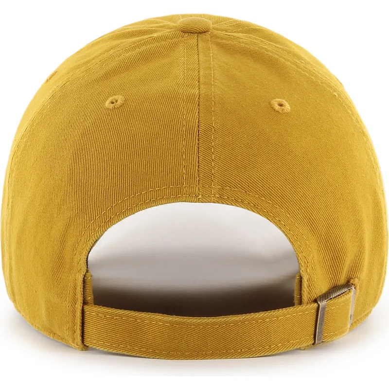 shapka-izvita-zhlt-reguliruem-clean-up-flat-gold-na-new-york-yankees-mlb-ot-47-brand