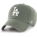 casquette-courbee-verte-ajustable-clean-up-los-angeles-dodgers-mlb-47-brand