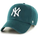 shapka-izvita-zelena-reguliruem-clean-up-pacific-green-na-new-york-yankees-mlb-ot-47-brand
