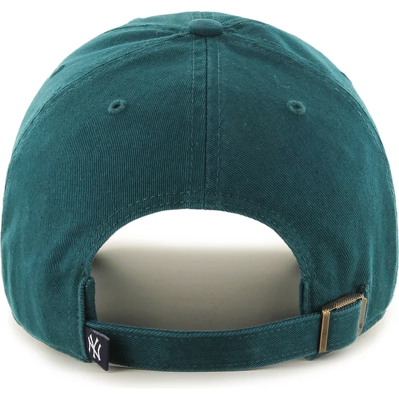 shapka-izvita-zelena-reguliruem-clean-up-pacific-green-na-new-york-yankees-mlb-ot-47-brand