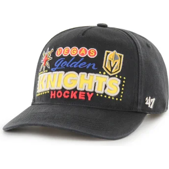 Шапка извита черна снапбек Hitch RF Charlton на Vegas Golden Knights NHL от 47 Brand
