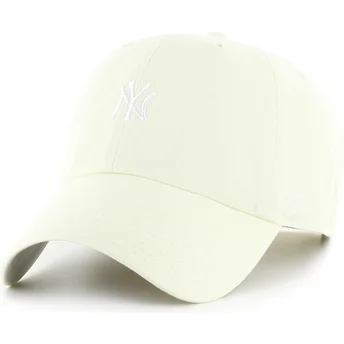 Шапка извита жълт регулируем Clean Up Base Runner на New York Yankees MLB от 47 Brand