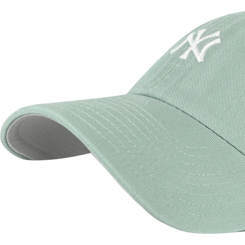 gron-justerbar-curved-kasket-clean-up-base-runner-fra-new-york-yankees-mlb-af-47-brand
