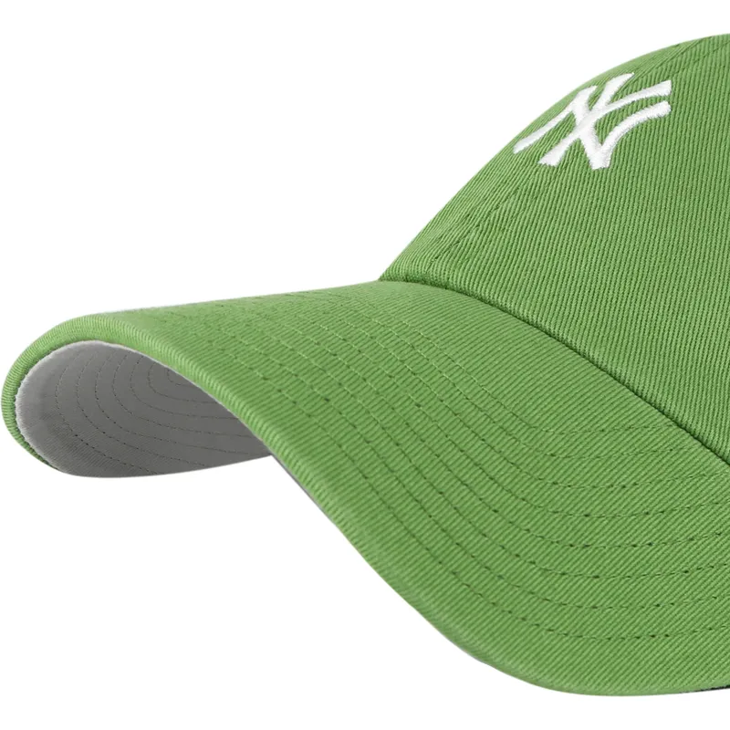grune-verstellbare-gebogene-kappe-clean-up-base-runner-fatigue-green-der-new-york-yankees-mlb-von-47-brand