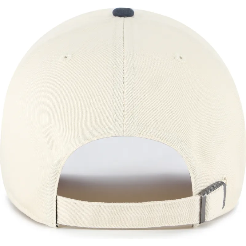 shapka-izvita-bezhov-adjustable-strap-y-marino-clean-up-base-runner-two-tone-na-new-york-yankees-mlb-ot-47-brand