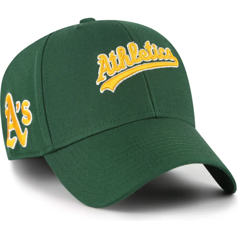 shapka-izvita-zelena-reguliruema-mvp-ballpark-script-shot-na-oakland-athletics-mlb-ot-47-brand shapka-izvita-zelena-reguliruema-mvp-ballpark-script-shot-na-oakland-athletics-mlb-ot-47-brand