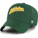 shapka-izvita-zelena-reguliruem-mvp-ballpark-script-shot-na-oakland-athletics-mlb-ot-47-brand