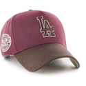 47-brand-izvita-periferiya-mvp-dt-sure-shot-two-tone-cotton-los-angeles-dodgers-mlb-bordo-i-kafyava-shapka-s-ploska-zadna-chast