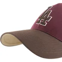 47-brand-izvita-periferiya-mvp-dt-sure-shot-two-tone-cotton-los-angeles-dodgers-mlb-bordo-i-kafyava-shapka-s-ploska-zadna-chast