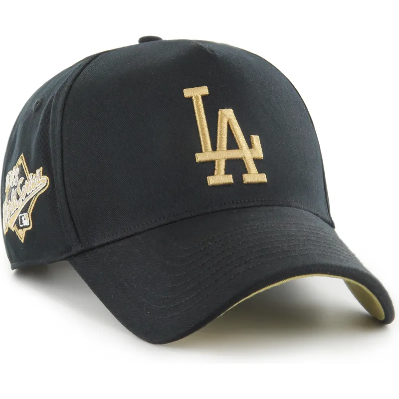 shapka-izvita-cherna-snapbek-mvp-dt-sure-shot-two-tone-cotton-na-los-angeles-dodgers-mlb-ot-47-brand