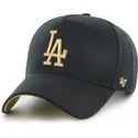 shapka-izvita-cherna-snapbek-mvp-dt-sure-shot-two-tone-cotton-na-los-angeles-dodgers-mlb-ot-47-brand