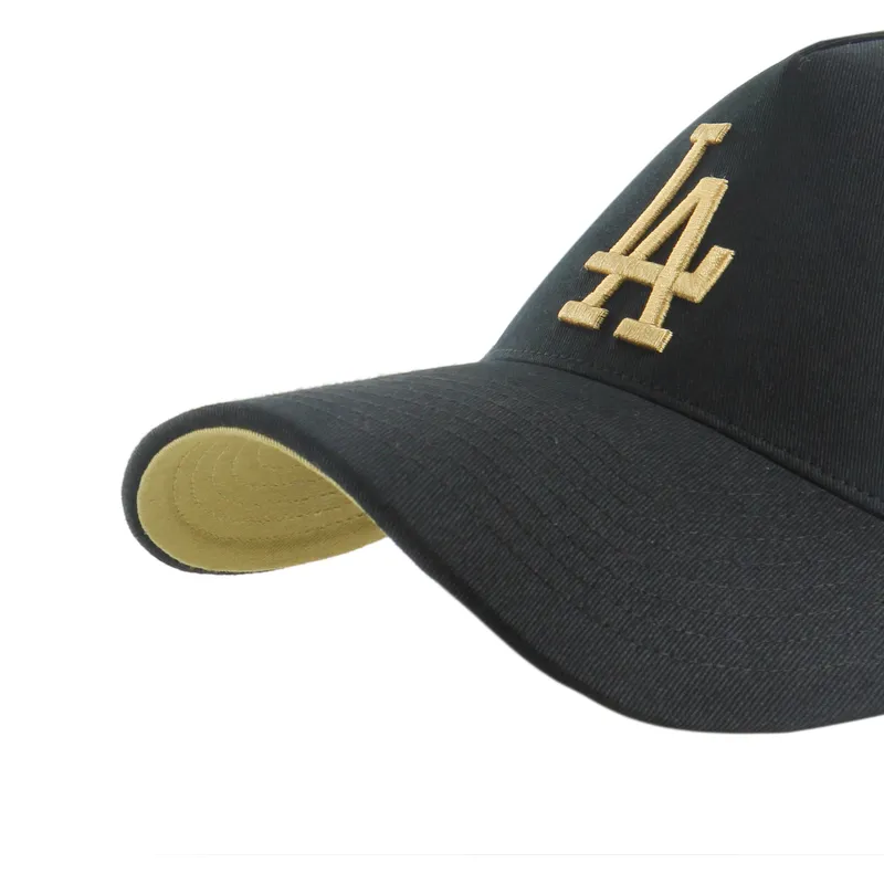 shapka-izvita-cherna-snapbek-mvp-dt-sure-shot-two-tone-cotton-na-los-angeles-dodgers-mlb-ot-47-brand