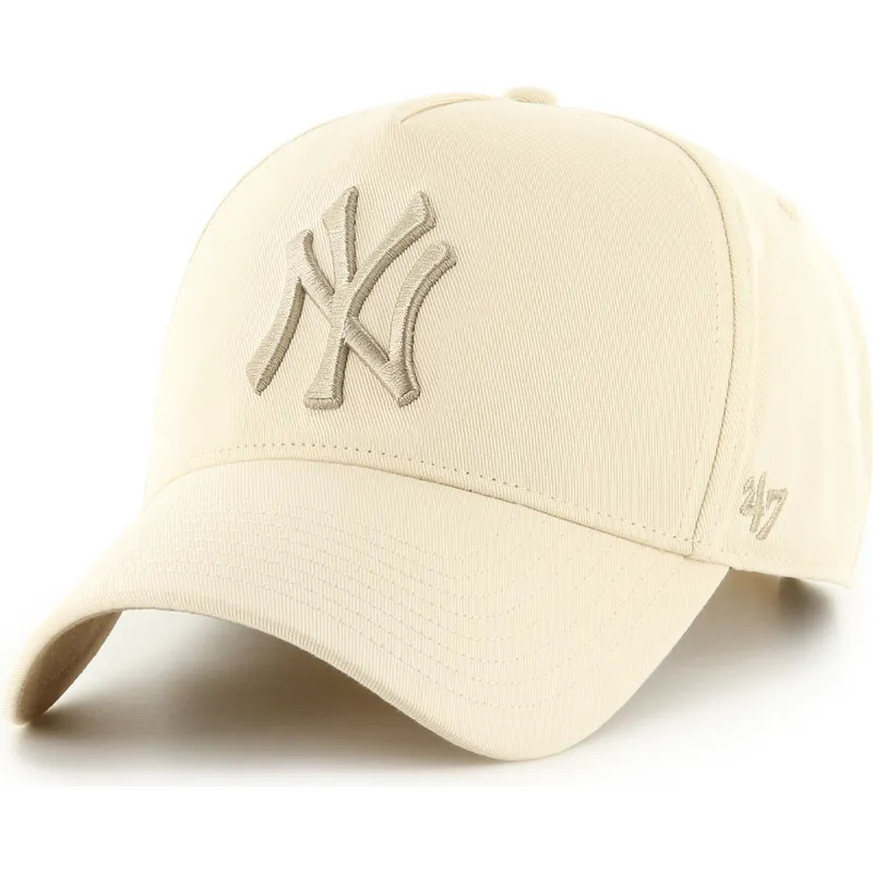 47-brand-izvita-periferiya-mvp-dt-sure-shot-two-tone-cotton-new-york-yankees-mlb-bezhova-shapka-s-kopche-snapback-s-bezhovo-logo