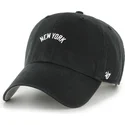 shapka-izvita-cherna-reguliruema-clean-up-base-runner-script-na-new-york-yankees-mlb-ot-47-brand