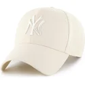 shapka-izvita-bezhov-snapbek-mvp-na-new-york-yankees-mlb-ot-47-brand
