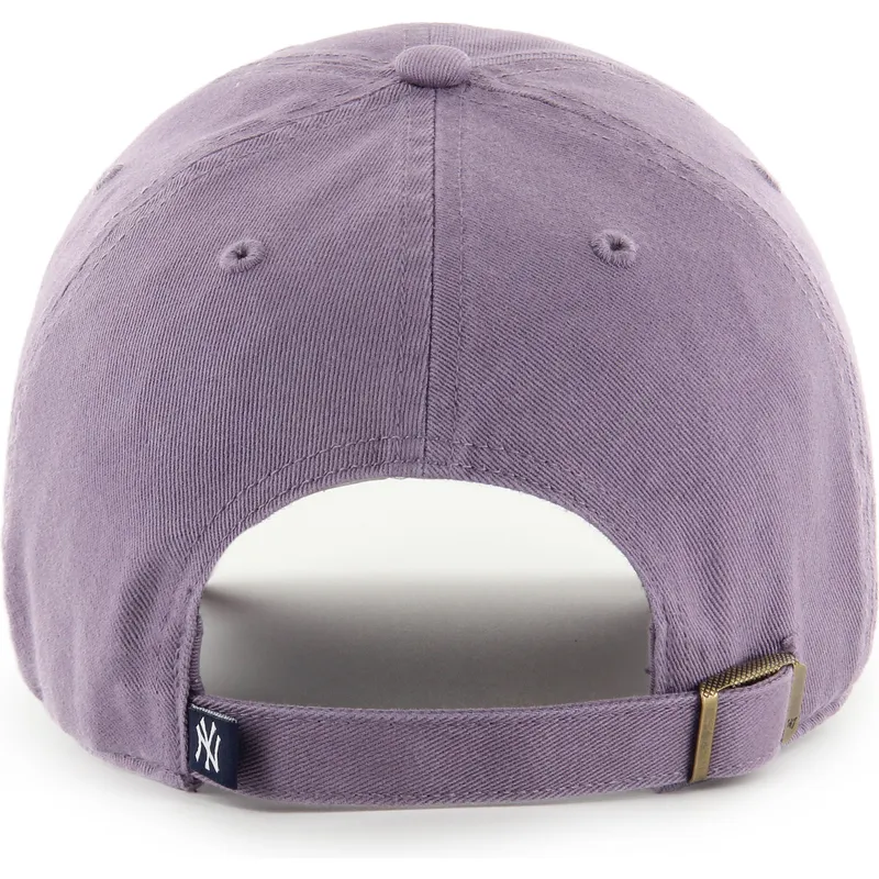 justerbar-violet-buet-kasket-med-violet-clean-up-iris-logo-fra-new-york-yankees-mlb-fra-47-brand
