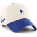 47-brand-izvita-periferiya-clean-up-base-runner-sure-shot-dvucvetna-los-angeles-dodgers-mlb-bezhova-i-sinya-reguliruema-shapka