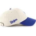 shapka-izvita-bezhov-reguliruem-clean-up-base-runner-sure-shot-two-tone-na-los-angeles-dodgers-mlb-ot-47-brand