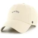shapka-izvita-bezhov-reguliruema-clean-up-base-runner-script-na-new-york-yankees-mlb-ot-47-brand