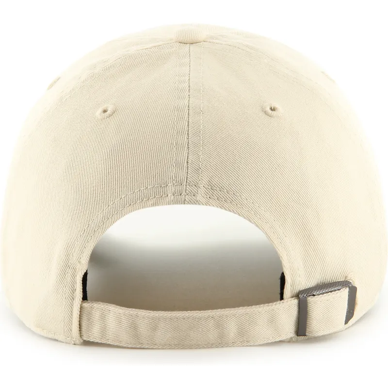 47-brand-curved-brim-clean-up-base-runner-script-new-york-yankees-mlb-beige-adjustable-cap