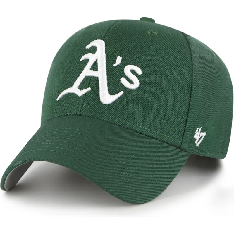 shapka-izvita-zelena-reguliruem-mvp-na-oakland-athletics-mlb-ot-47-brand