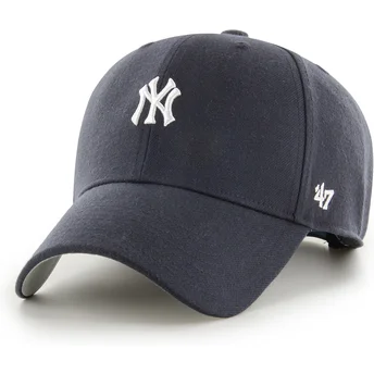 Marineblå curved snapback kasket MVP Base Runner fra New York Yankees MLB af 47 Brand