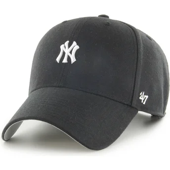 47 Brand Извита Козирка MVP Base Runner New York Yankees MLB Черна Шапка Snapback