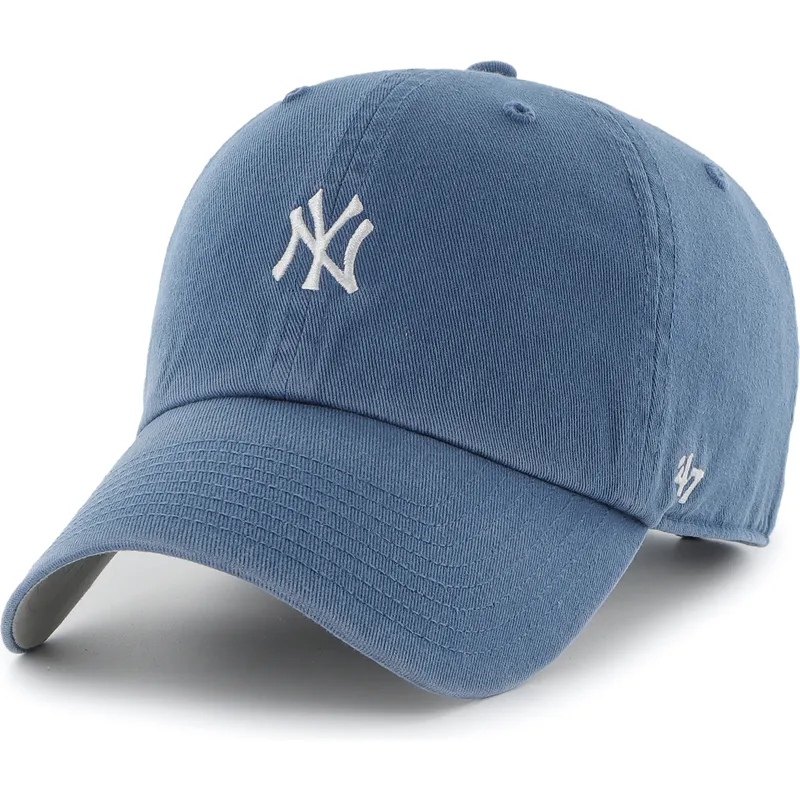 shapka-izvita-sinya-reguliruem-clean-up-base-runner-na-new-york-yankees-mlb-ot-47-brand