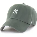 shapka-izvita-zelena-reguliruem-clean-up-base-runner-na-new-york-yankees-mlb-ot-47-brand