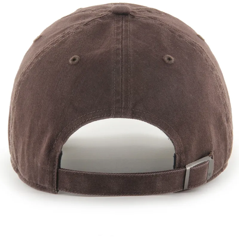 shapka-izvita-kafyav-reguliruem-clean-up-base-runner-mini-na-new-york-yankees-mlb-ot-47-brand