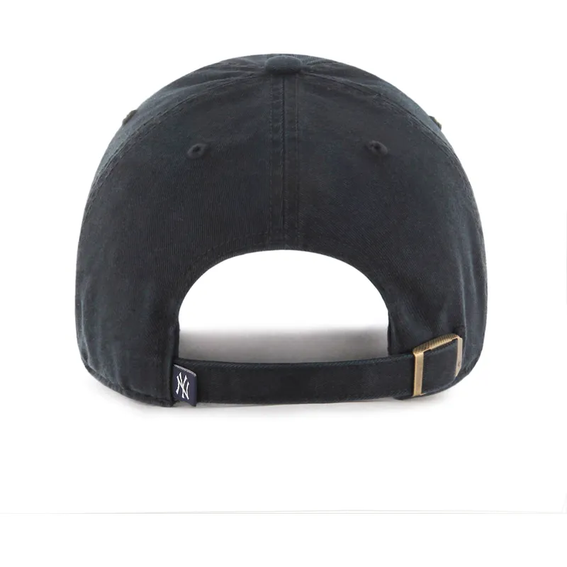 shapka-izvita-cherna-reguliruem-clean-up-na-new-york-yankees-mlb-ot-47-brand