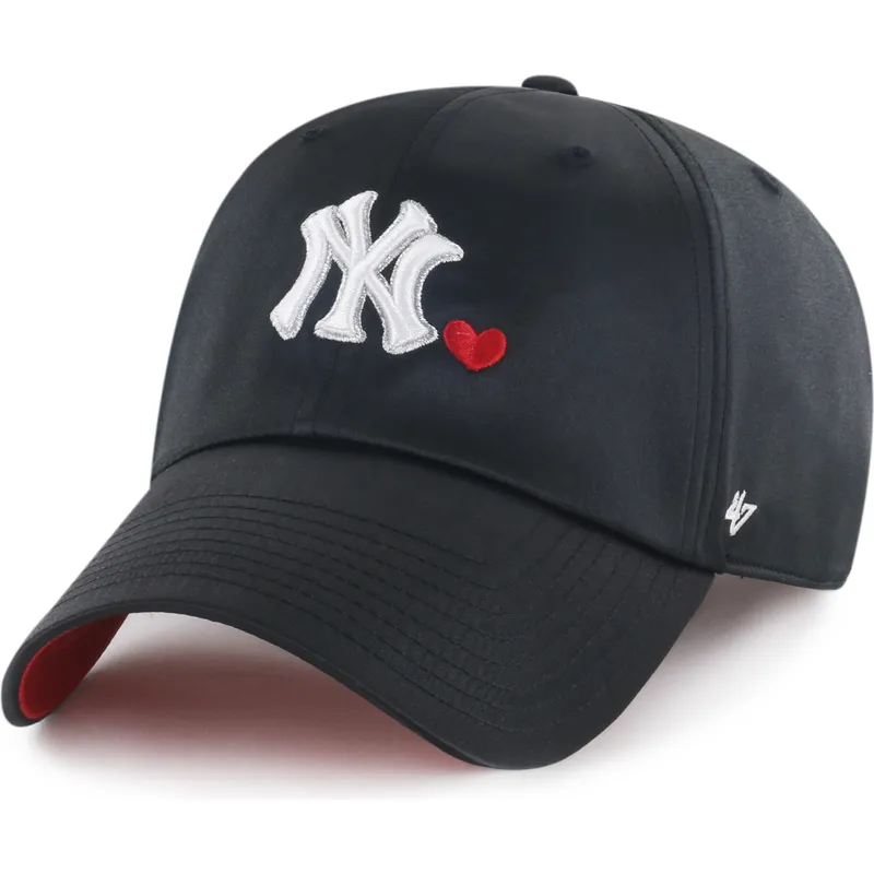 shapka-izvita-cherna-reguliruem-clean-up-with-love-na-new-york-yankees-mlb-ot-47-brand