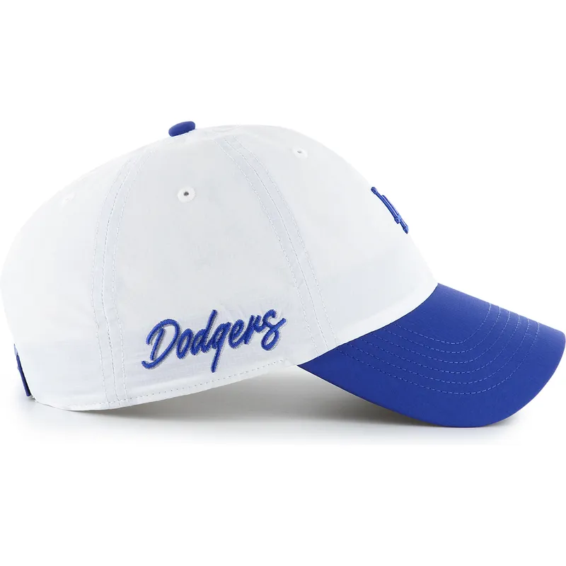 47-brand-curved-brim-clean-up-vista-mini-two-tone-los-angeles-dodgers-mlb-byala-i-sinya-reguliruema-shapka