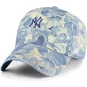 shapka-izvita-sinya-reguliruema-clean-up-gardenia-na-new-york-yankees-mlb-ot-47-brand