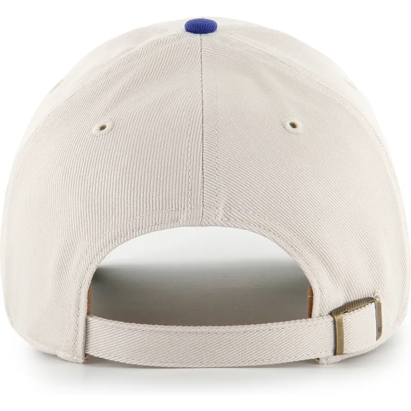 casquette-courbee-beige-et-bleue-ajustable-mvp-broke-line-los-angeles-dodgers-mlb-47-brand