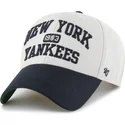 shapka-izvita-bezhov-adjustable-strap-y-marino-mvp-broke-line-na-new-york-yankees-mlb-ot-47-brand