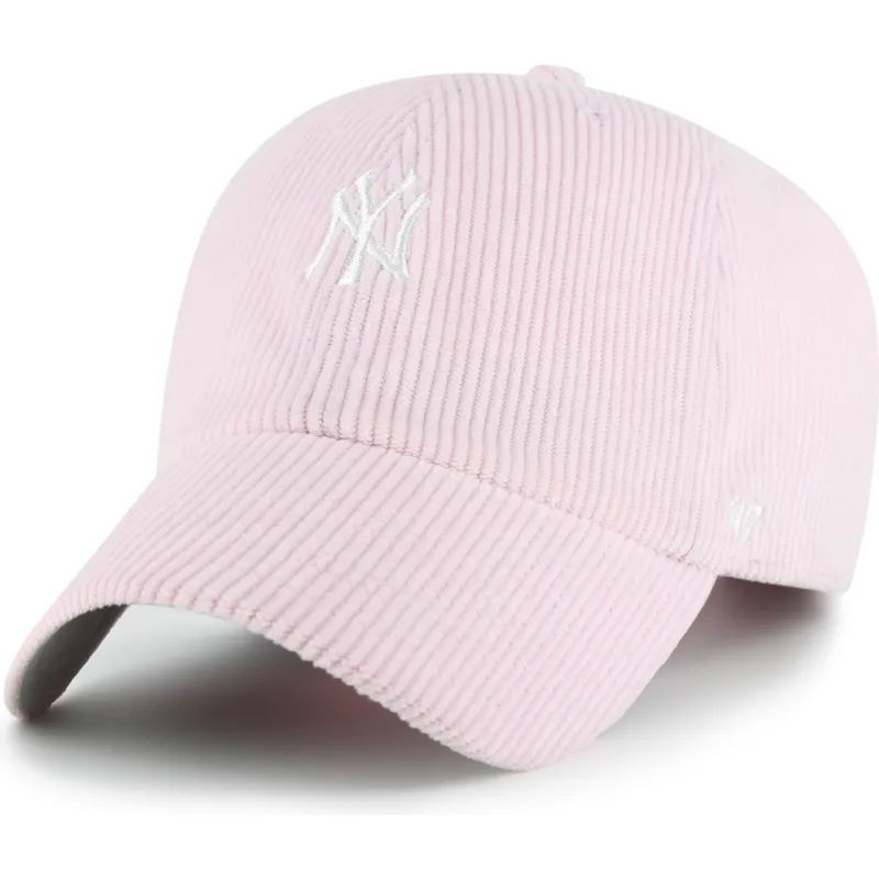 shapka-izvita-roza-reguliruema-clean-up-cord-base-runner-na-new-york-yankees-mlb-ot-47-brand