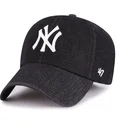 shapka-izvita-cherna-reguliruema-clean-up-lennon-na-new-york-yankees-mlb-ot-47-brand