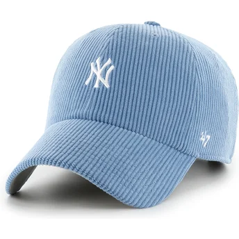 47 Brand Извита Периферия Clean Up Cord Base Runner New York Yankees MLB Синя Регулируема Шапка