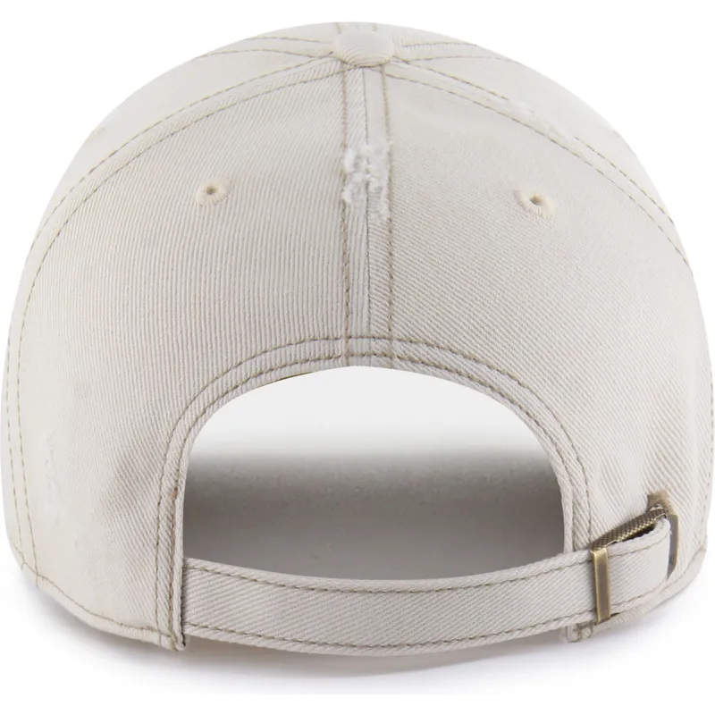shapka-izvita-bezhov-reguliruem-clean-up-weathered-mojave-na-new-york-yankees-mlb-ot-47-brand