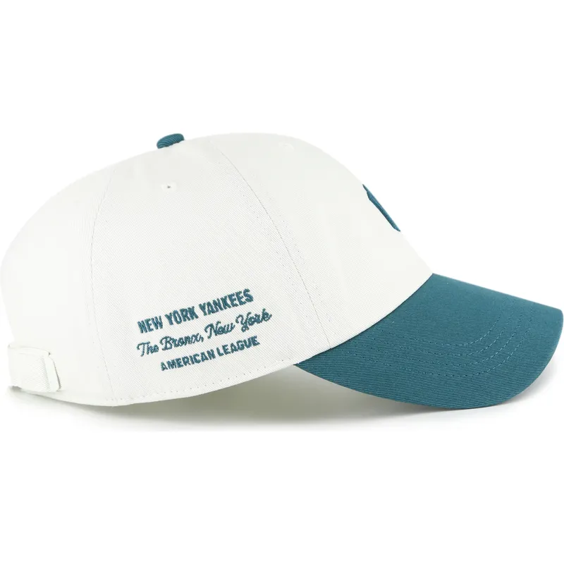 shapka-izvita-bezhov-reguliruem-clean-up-contemporary-two-tone-na-new-york-yankees-mlb-ot-47-brand