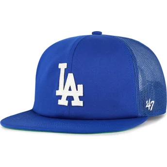 47 Brand Flat Brim Captain RL Golden Age Los Angeles Dodgers MLB Blue Trucker Hat