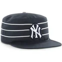 casquette-plate-bleue-marine-snapback-pillbox-golden-age-new-york-yankees-mlb-47-brand