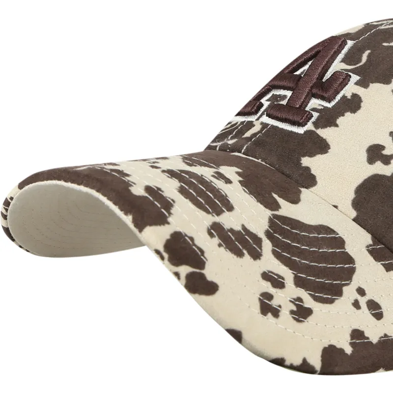 gorra-curva-marron-ajustable-con-logo-marron-clean-up-bessie-de-los-angeles-dodgers-mlb-de-47-brand