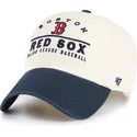buet-kasket-beige-og-marinebla-justerbar-clean-up-windham-fra-boston-red-sox-mlb-fra-47-brand